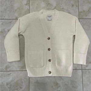 Abercrombie & Fitch Cream Button-Up Cardigan NWT